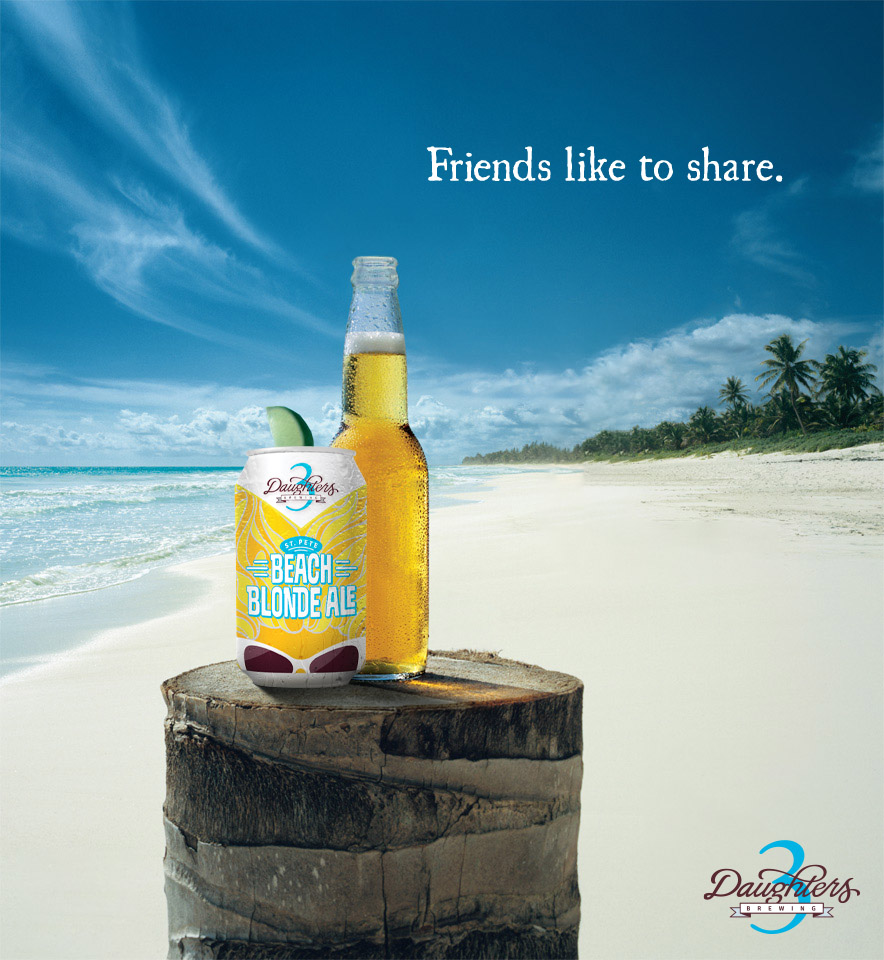 3DB - Corona Friends Like to Share Ad