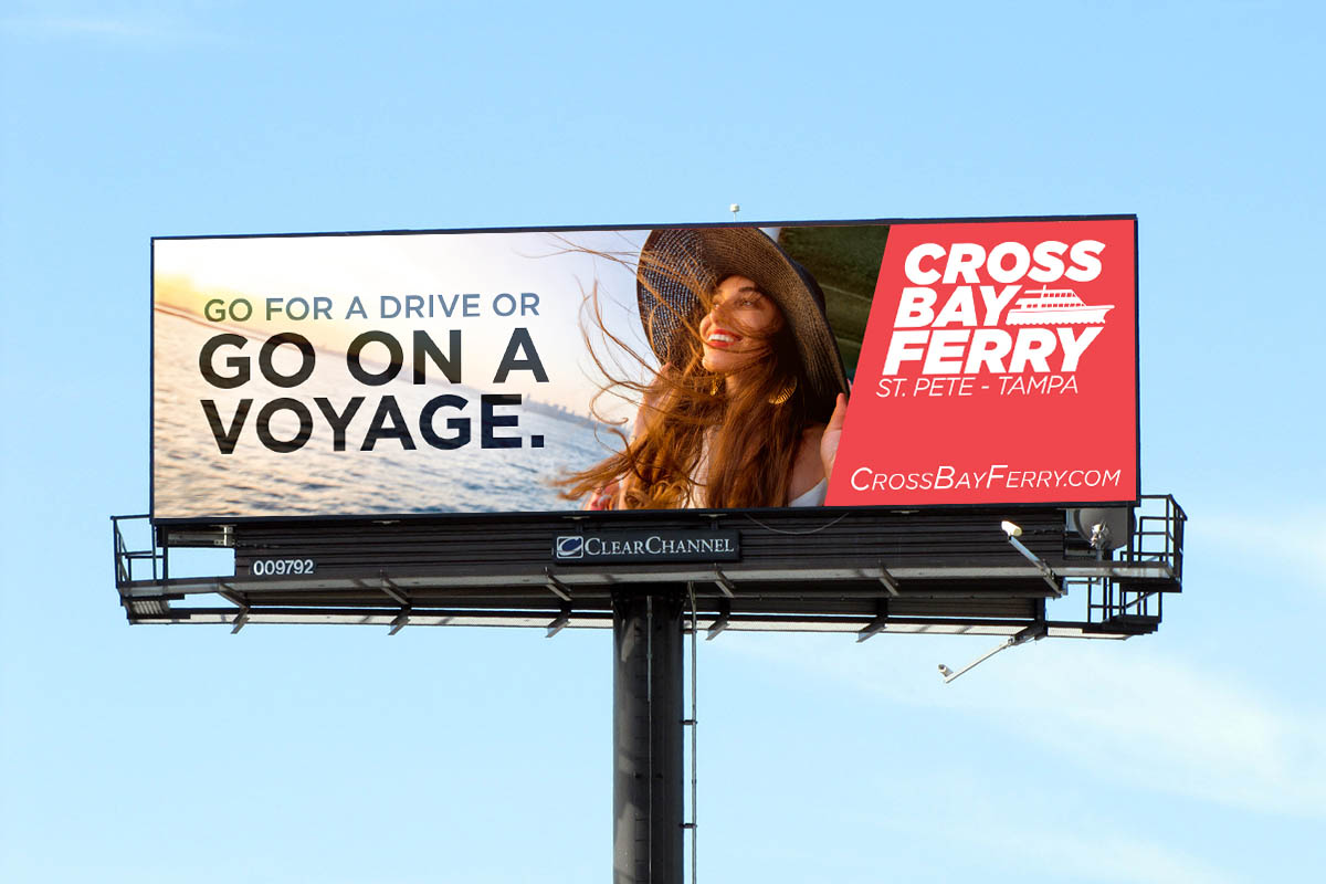 Cross-Bay Ferry Billboard