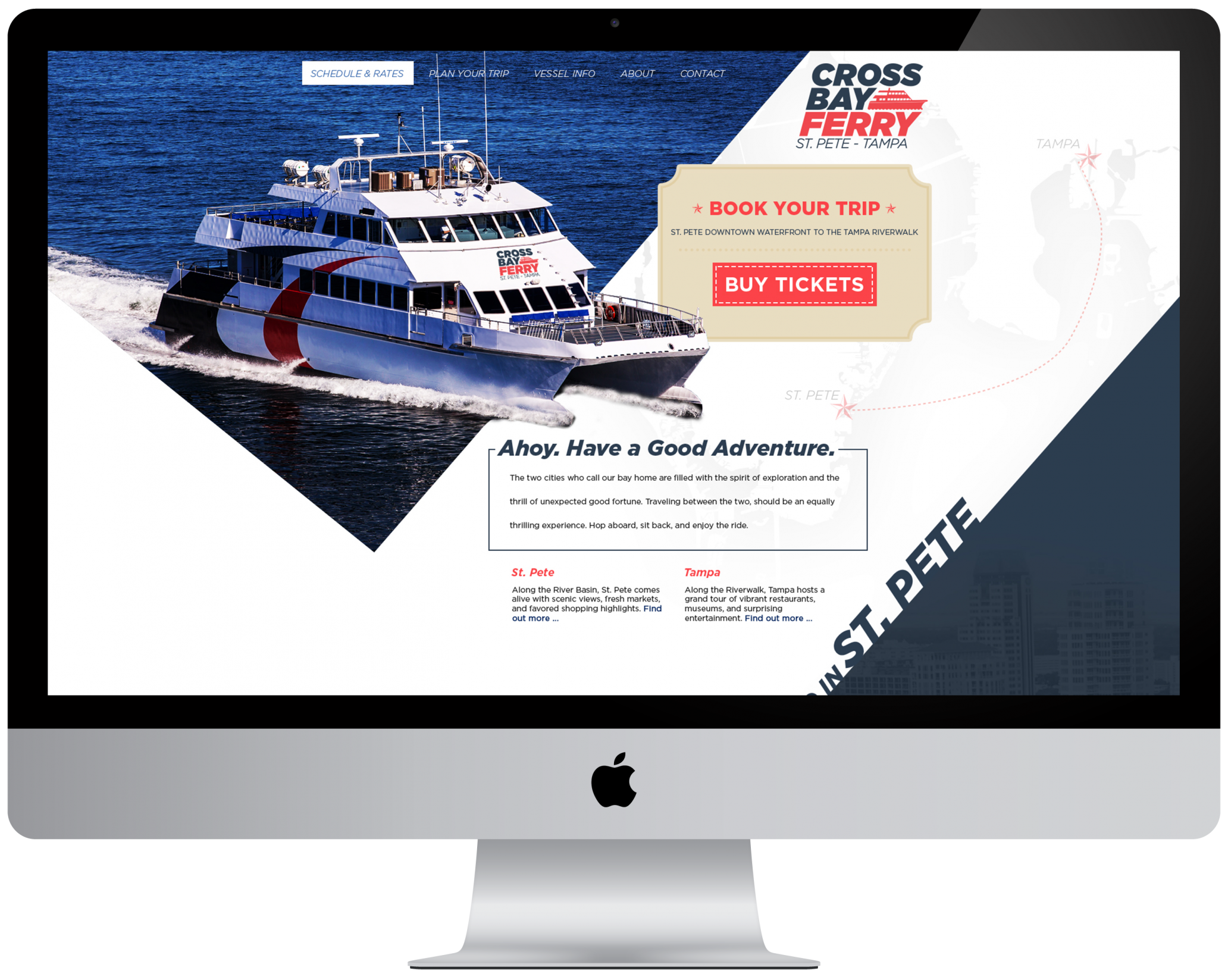 Cross-Bay Ferry Website